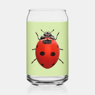 Vaso Con Forma De Lata Mariquita Afortunada