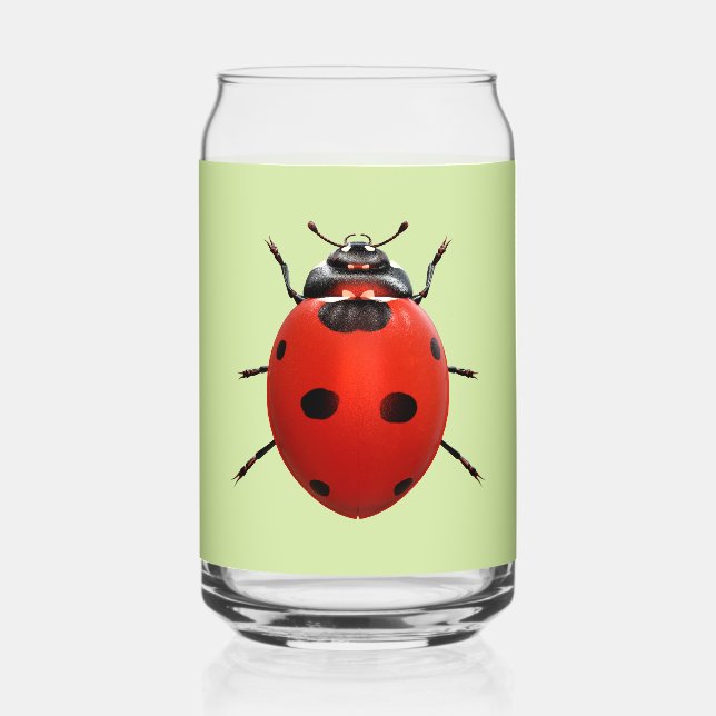 Vaso Con Forma De Lata Mariquita Afortunada (Anverso)