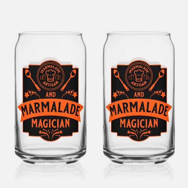 Vaso Con Forma De Lata Marmalade Jam (Anverso)