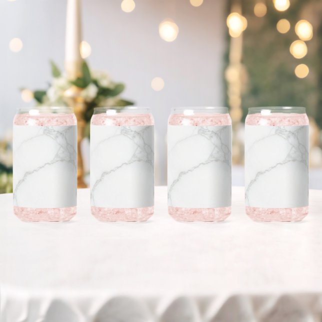 Vaso Con Forma De Lata Mármol Blanco (Insitu (Boda))