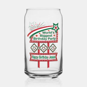 Vaso Con Forma De Lata Marquesina del mayor cumpleaños del mundo