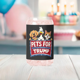 Vaso Con Forma De Lata Mascotas para las elecciones de perros máscaras de