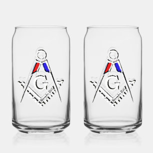 Vaso Con Forma De Lata Masonic Golden Rush