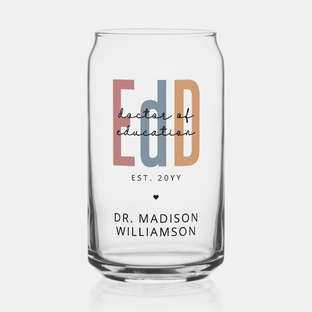Vaso Con Forma De Lata Médico De Educación Personalizada (Anverso)