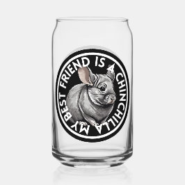 Vaso Con Forma De Lata Mejor Amigo Chinchilla