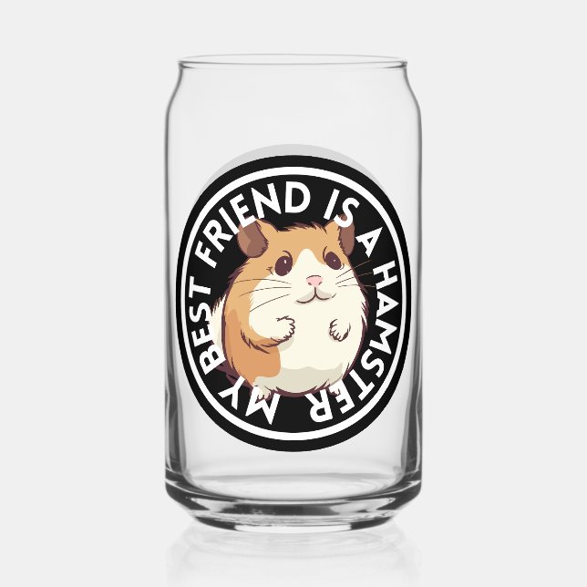 Vaso Con Forma De Lata Mejor Amigo Hamster (Anverso)