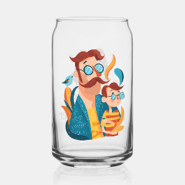 Vaso Con Forma De Lata Mejor Papá de siempre - Regalo del Día del Padre P