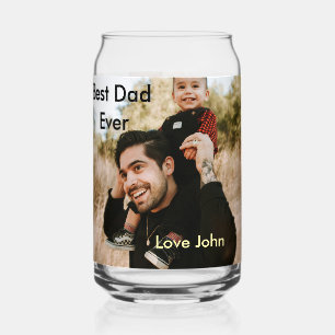 Vaso Con Forma De Lata Mejor papá del mundo regalo de padre nombre simple