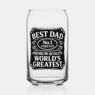 Vaso Con Forma De Lata Mejor Papá Nunca