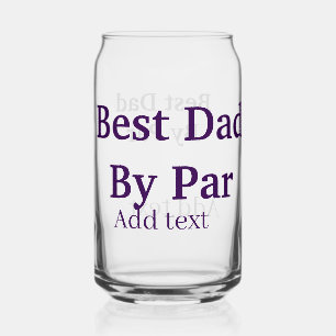 Vaso Con Forma De Lata Mejor papá por par gris negro día del padre nombre