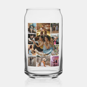Vaso Con Forma De Lata Mejores Amigas Para Siempre 11 Colage de Fotos Ami