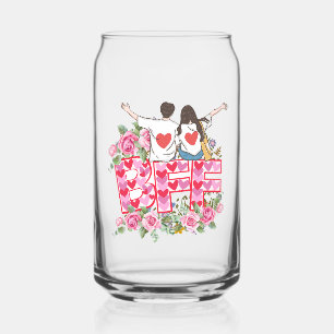Vaso Con Forma De Lata mejores amigos para siempre