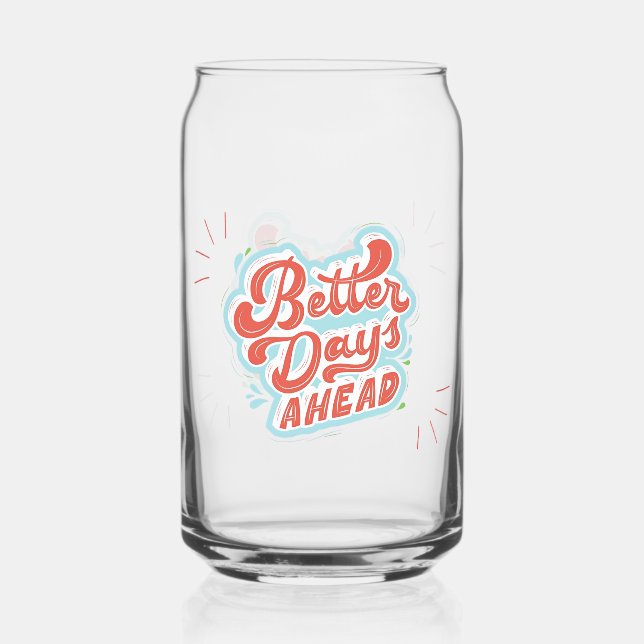 Vaso Con Forma De Lata Mejores Días (Anverso)