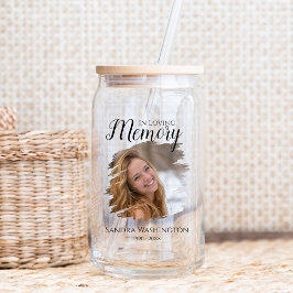Vaso Con Forma De Lata Memorial de Foto Personalizado