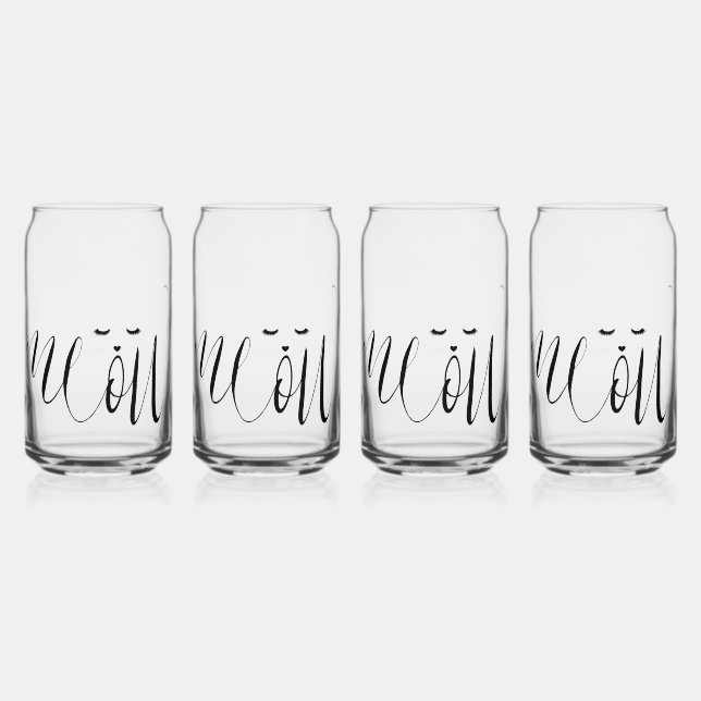 Vaso Con Forma De Lata Meow Cat (Anverso)