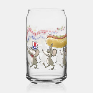 Vaso Con Forma De Lata Mic, Mac & Moe's Happy 4th de Julio