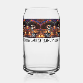 Vaso Con Forma De Lata Mientras arde la llama eterna...