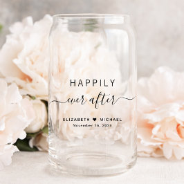 Vaso Con Forma De Lata Moda Feliz Nunca Después De Boda