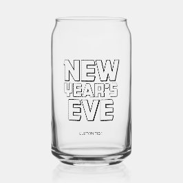 Vaso Con Forma De Lata Modern New Year’s Eve Party
