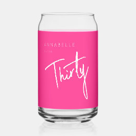 Vaso Con Forma De Lata Moderno 30.ª fiesta de 30 años