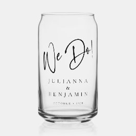 Vaso Con Forma De Lata Moderno, hacemos Boda blanco negro Personalizado e