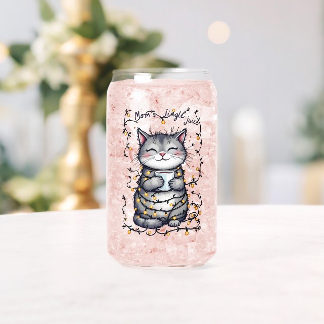 Vaso Con Forma De Lata Mom's Jingle Juice  (Insitu (Boda))
