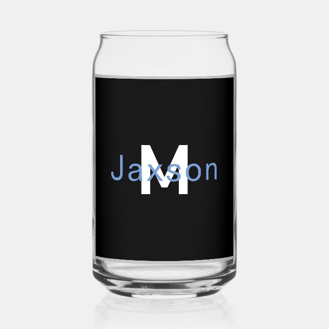 Vaso Con Forma De Lata Monogramado (Anverso)