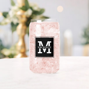 Vaso Con Forma De Lata Monogramado moderno y Minimalista personalizado