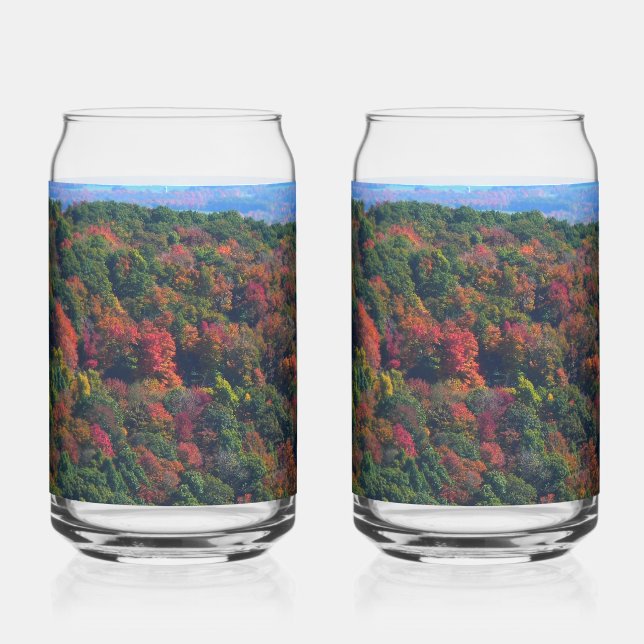 Vaso Con Forma De Lata Montañas Apalaches en otoño (Anverso)