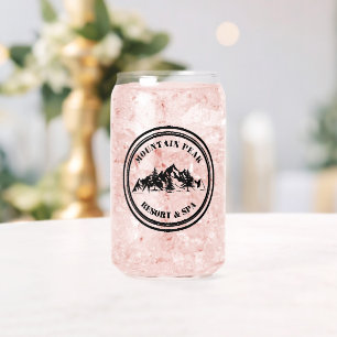 Vaso Con Forma De Lata Montañas y Pinos Corporativo