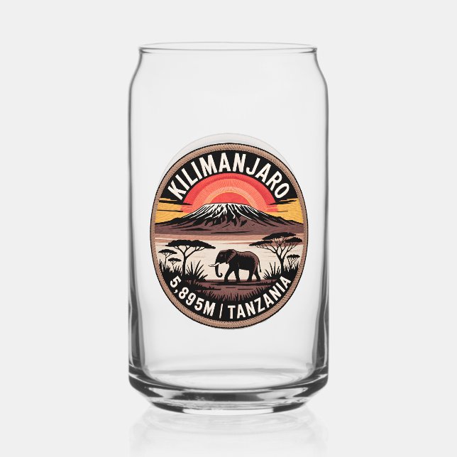 Vaso Con Forma De Lata Monte Kilimanjaro (Reverso )
