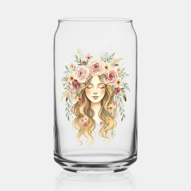 Vaso Con Forma De Lata Mujer (Anverso)