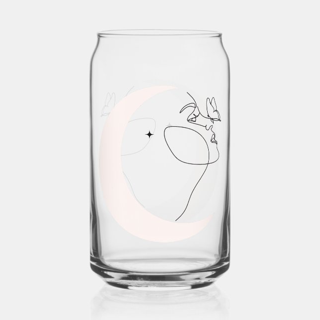Vaso Con Forma De Lata Mujer (Anverso)