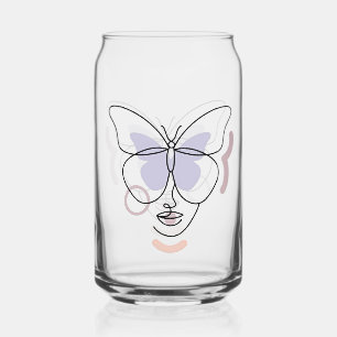 Vaso Con Forma De Lata Mujer