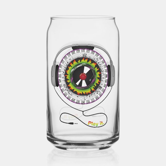 Vaso Con Forma De Lata Música de la Vida (Anverso)