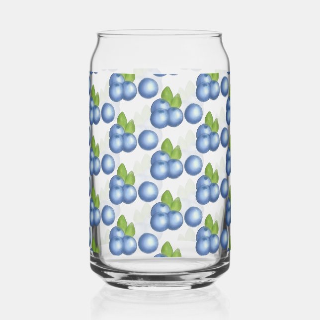 Vaso Con Forma De Lata Muy dulces Blueberries de verano (Anverso)