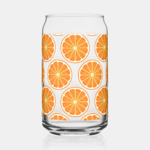 Vaso Con Forma De Lata Naranja Can Glass