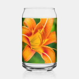 Vaso Con Forma De Lata Naranja Lily