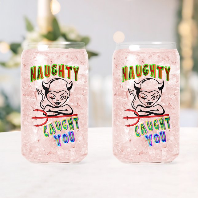 Vaso Con Forma De Lata Naughty Te Atrapó (Insitu (Boda))