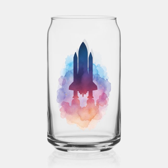 Vaso Con Forma De Lata Nave espacial (Anverso)