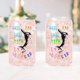 Vaso Con Forma De Lata Navegar Y Navegar Con Los Ojos Sin Cerrar