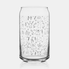 Vaso Con Forma De Lata Navidad 