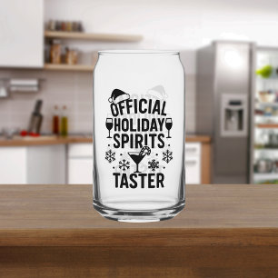 Vaso Con Forma De Lata Navidades citan graciosos espíritus fiestas degust