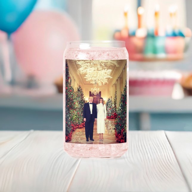 Vaso Con Forma De Lata Navidades de Trump para la Casa Blanca (Insitu (Baby Shower))