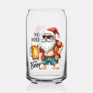 Vaso Con Forma De Lata Navidades divertidos en la playa de Santa para beb