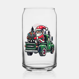 Vaso Con Forma De Lata Navidades Gnome En Camión De Recogida