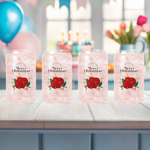 Vaso Con Forma De Lata Navidades Impreso Can Glass Set