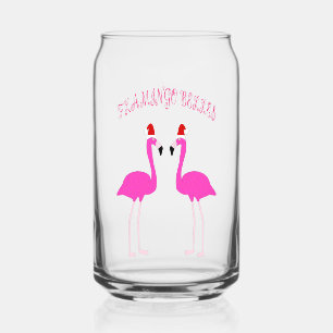Vaso Con Forma De Lata Navidades Lesbianas Flamingos Flamingo Belles
