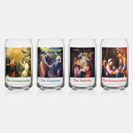 Vaso Con Forma De Lata Navidades tradicionales alegres misterios