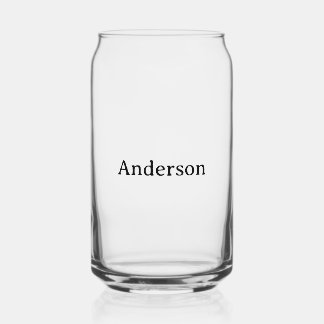 Vaso Con Forma De Lata Negocio Profesional Simple 16 oz